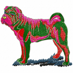 Dogs Embroidery Design 11 Dogs Embroidery Design 11
